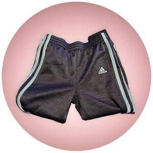 Adidas Dark Gray/Pastel Green Joggers